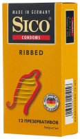 SICO ПРЕЗЕРВАТИВ RIBBED N12
