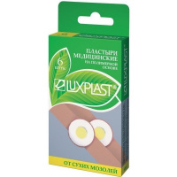 ЛЕЙКОПЛАСТЫРИ LUXPLAST ОТ СУХИХ МОЗОЛЕЙ НА ПОЛИМЕРНОЙ ОСНОВЕ 15Х70ММ N6