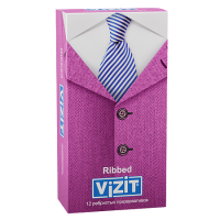 VIZIT ПРЕЗЕРВАТИВ RIBBED РЕБРИСТЫЕ N12