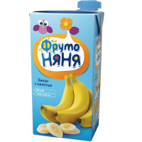 ФРУТОНЯНЯ НЕКТАР Банан (с мякотью) 500мл