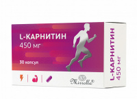 MIRROLLA L-КАРНИТИН 450МГ N30 КАПС МАССОЙ 470МГ