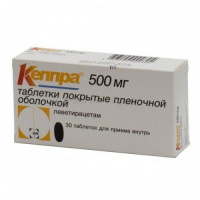 Кеппра таб. п/п/о 500мг №30