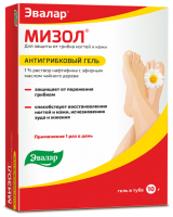 Мизол Эвалар гель антигрибковый 10г