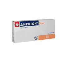 ДИРОТОН 5 МГ N28 ТАБЛ