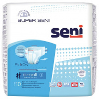 SENI SUPER ПОДГУЗНИКИ ДЛЯ ВЗРОСЛЫХ РАЗМЕР SMALL ОБХВАТ ТАЛИИ 55-80 N10