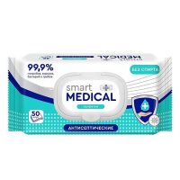 SMART MEDICAL САЛФЕТКИ АНТИСЕПТИЧЕСКИЕ N50