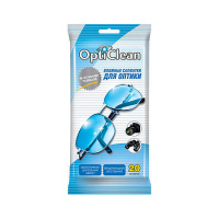 OPTICLEAN САЛФЕТКИ ВЛАЖНЫЕ ДЛЯ ОПТИКИ N20