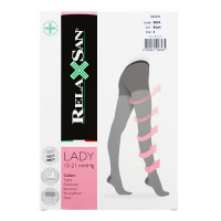 RELAXSAN LADY КОЛГОТКИ КОМПРЕССИОННЫЕ COLLANT 70den 1КЛАСС/15-21mmHg (АРТ 980А) РАЗМЕР 4/ЧЕРНЫЙ /АКЦИЯ за 1 шт