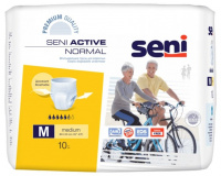 SENI ACTIVE ТРУСЫ ВПИТЫВАЮЩИЕ ДЛЯ ВЗРОСЛЫХ РАЗМЕР MEDIUM ОБХВАТ ТАЛИИ 80-110 N10