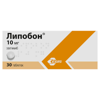 ЛИПОБОН 10 МГ N30 ТАБЛ