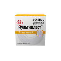 Пластырь Мультипласт фиксир н/стер ткан 2х500см