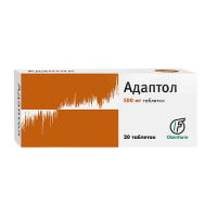 Адаптол таб. 500мг N20