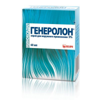 Генеролон спрей д/нар. прим. 5% 60мл фл. №3