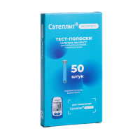 Сателлит экспресс тест-полоски д/глюкометра N50