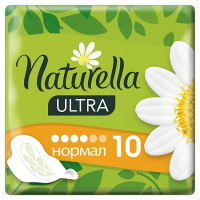 Прокладки Натурелла ультра нормал ромашка аром N10 (крылыш)