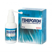 Генеролон спрей наружн. 5% 60мл N2