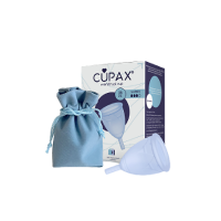 CUPAX МЕНСТРУАЛЬНАЯ ЧАША СИЛИКОНОВАЯ РАЗМЕР SUPER/ГОЛУБАЯ