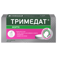 ТРИМЕДАТ ФОРТЕ 300 МГ N60 ТАБЛ ПРОЛОНГ ВЫСВОБ П/ПЛЕН/ОБОЛОЧ