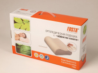 ПОДУШКА ОРТОПЕДИЧЕСКАЯ С ЭФФЕКТОМ ПАМЯТИ FOSTA F 8021B/РАЗМЕР 50Х30Х12/10СМ
