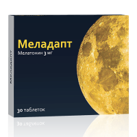 МЕЛАДАПТ 3 МГ N30 ТАБЛ П/ПЛЕН/ОБОЛОЧ/БЛИСТЕР