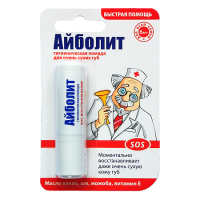 АЙБОЛИТ ПОМАДА ГУБНАЯ ГИГИЕНИЧЕСКАЯ  SOS-ВОССТАНОВЛЕНИЕ 2,8