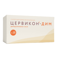 Цервикон-ДИМ супп. ваг. 100мг N25