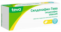 Силденафил-Тева таб. п.п.о. 50мг N4