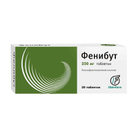Фенибут таб. 250мг N20