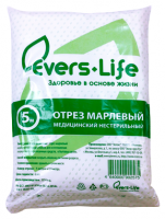 ОТРЕЗ МАРЛЕВЫЙ МЕДИЦИНСКИЙ НЕСТЕРИЛЬНЫЙ LIFE 90CМХ5М