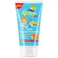 FLORESAN AFRICA KIDS КРЕМ ДЛЯ ЗАЩИТЫ ОТ СОЛНЦА НА СУШЕ И НА МОРЕ SPF 50 150 МЛ