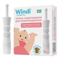 Трубка ректальная газоотводная д/новорожденных винди N10