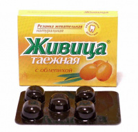 ЖИВИЦА ТАЕЖНАЯ СМОЛКА ЖЕВАТЕЛЬНАЯ N5/С ОБЛЕПИХОЙ/
