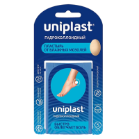 Пласт. Uniplast гидроколлоидный от влажных мозолей 44х69 мм №5