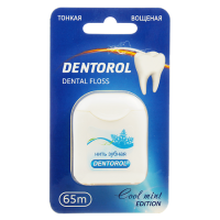 DENTOROL ЗУБНАЯ НИТЬ 65М