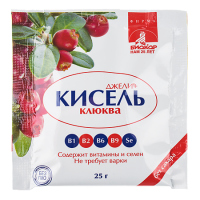 ДЖЕЛИ+ КИСЕЛЬ КЛЮКВА 25,0 ПОРОШОК ГРАНУЛИРОВАННЫЙ