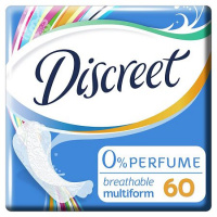 DISCREET AIR MULTIFORM ЕЖЕДНЕВНЫЕ ГИГИЕНИЧЕСКИЕ ПРОКЛАДКИ N60