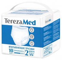 TEREZAMED ТРУСЫ-ПОДГУЗНИКИ ДЛЯ ВЗРОСЛЫХ MEDIUM (№2) N10 ОБЪЁМ БЁДЕР 75/80-110 СМ