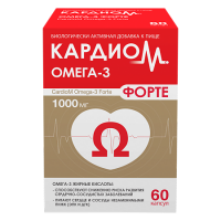 КардиоМ Омега-3 Форте капс. 1000мг №60