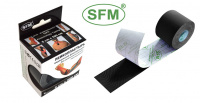 ЛЕНТА КИНЕЗИОЛОГИЧЕСКАЯ SFM-PLASTER Хлопок 5смх500см (черная)
