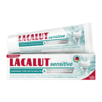 LACALUT SENSITIVE СНИЖЕНИЕ ЧУВСТВИТЕЛЬНОСТИ И БЕРЕЖНОЕ ОТБЕЛИВАНИЕ ЗУБНАЯ ПАСТА 75МЛ