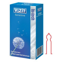 VIZIT HI-TECH ПРЕЗЕРВАТИВ SENSITIVE СВЕРХЧУВСТВИТЕЛЬНЫЕ N12