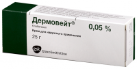 Дермовейт крем д/нар.прим. 0.05% туба 25г