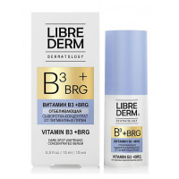 LIBREDERM DERMATOLOGY BRG+ВИТАМИН В3 ОТБЕЛИВАЮЩАЯ СЫВОРОТКА-КОНЦЕНТРАТ ТОЧЕЧНОГО НАНЕСЕНИЯ ОТ ПИГМЕНТНЫХ ПЯТЕН