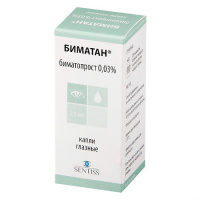 Биматан капли глаз 0,03 % фл 2,5 мл х1