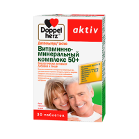 ДОППЕЛЬГЕРЦ АКТИВ ВИТАМИННО-МИНЕРАЛЬНЫЙ КОМПЛЕКС 50+ N30 ТАБЛ