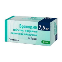 Бравадин таб. п/п/о 7,5мг №56