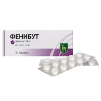 Фенибут таб. 250мг №20