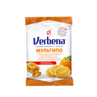 VERBENA МУЛЬТИПО КАРАМЕЛЬ ЛЕДЕНЦОВАЯ С НАЧИНКОЙ 60,0
