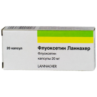 Флуоксетин Ланнахер капс. 20мг №20