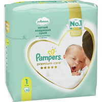 PAMPERS PREMIUM CARE ПОДГУЗНИКИ РАЗМЕР 1 N20